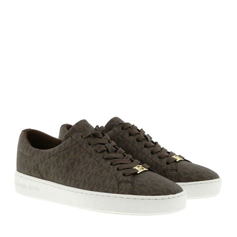 michael kors keaton sneakers vanilla|michael kors keaton lace up.